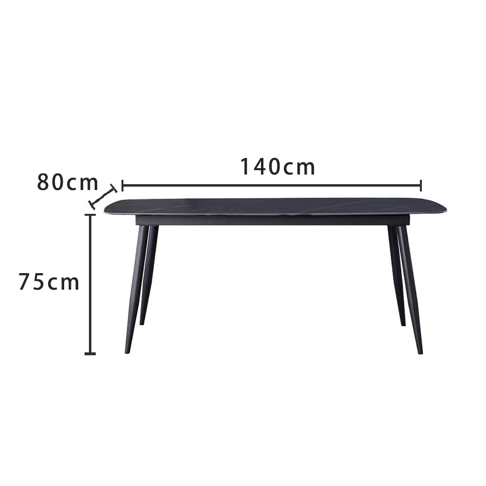 LIVARA DT1042 Stone Style Sintered Minimalist Dining 130-140-160-180cm Table