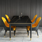 LIVARA DT1044 Sintered 130-140-150cm Style Dining Stone Light Luxury Table