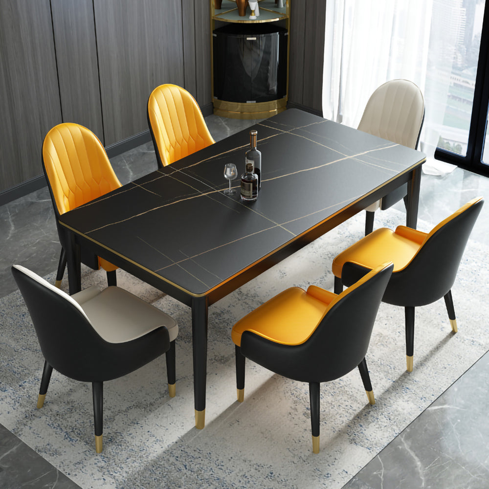 LIVARA DT1044 Sintered 130-140-150cm Style Dining Stone Light Luxury Table