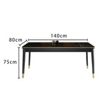 LIVARA DT1044 Sintered 130-140-150cm Style Dining Stone Light Luxury Table
