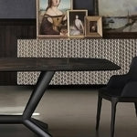 LUXORA DT1061 Style Stone 140-160-180-200cm Sintered Dining Minimalist Table-Black