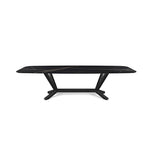 LUXORA DT1061 Style Stone 140-160-180-200cm Sintered Dining Minimalist Table-Black