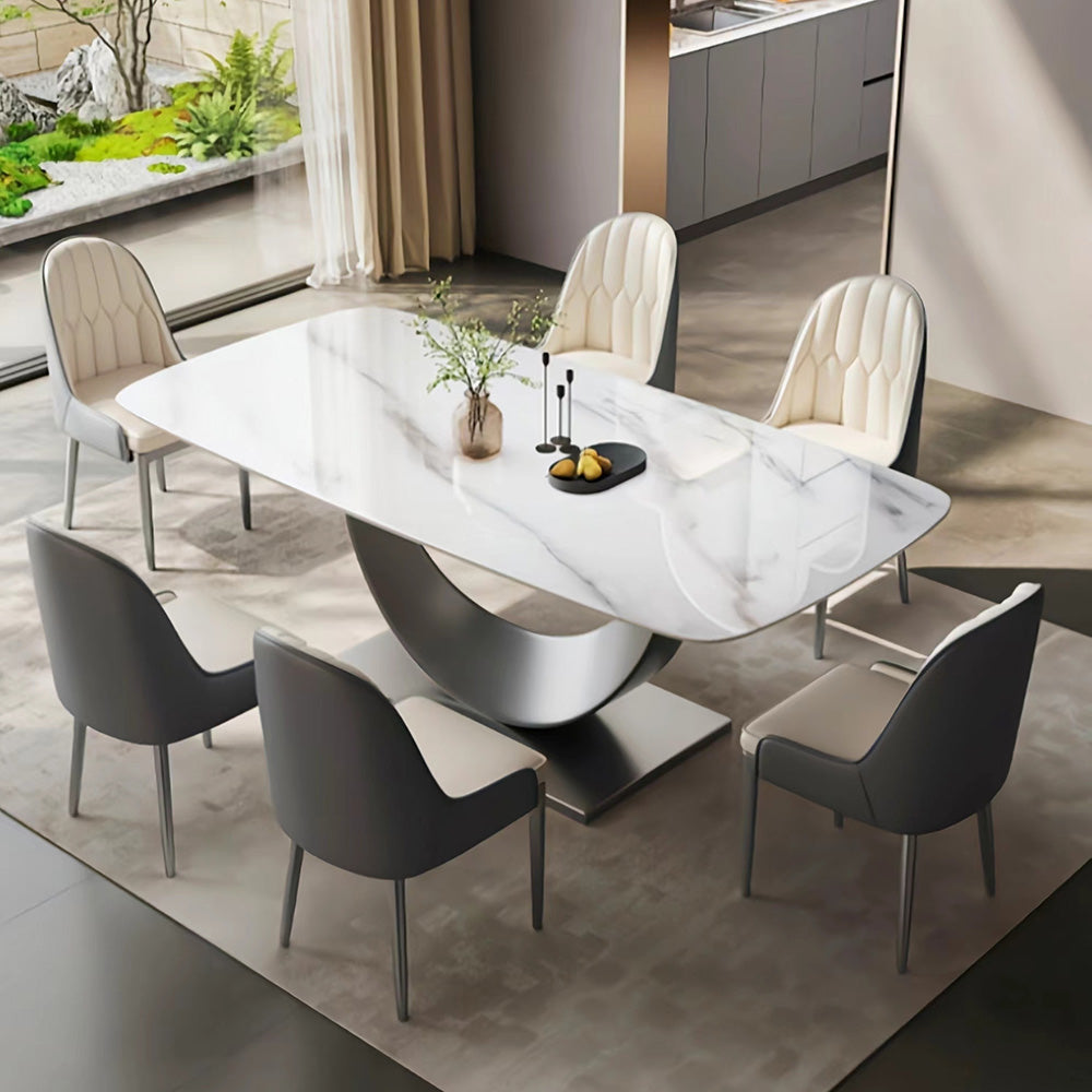 LUXORA DT1062 Sintered Stone Modern Style 140-160-180cm Simplicity Dining Table