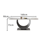 LUXORA DT1062 Sintered Stone Modern Style 140-160-180cm Simplicity Dining Table