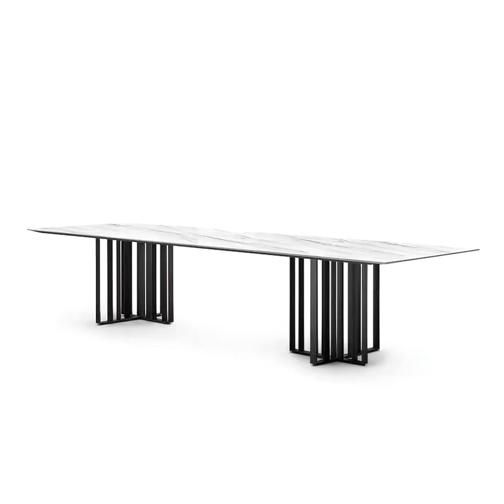 LIVARA DT1067 Style 130-140-160-180cm Dining Stone Sintered Minimalist Table