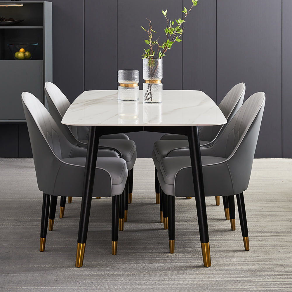 LIVARA DT1073 Style Sintered Light Luxury 120-140-160cm Stone Dining Table