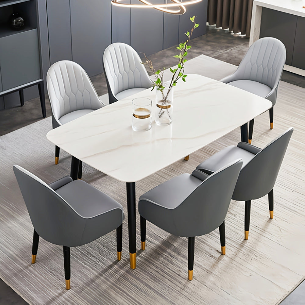 LIVARA DT1073 Style Sintered Light Luxury 120-140-160cm Stone Dining Table