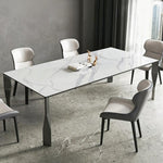 LIVARA DT1075 Style Dining Minimalist Sintered 140-160-180cm Stone Table