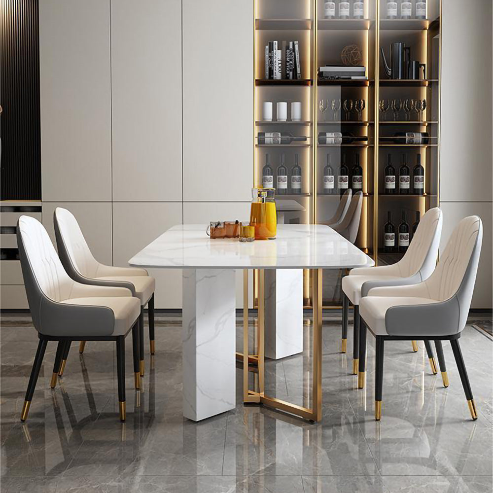 LUXORA DT1077 Style Stone Dining Luxury Sintered 130-140-160-180cm Light Table
