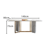 LUXORA DT1077 Style Stone Dining Luxury Sintered 130-140-160-180cm Light Table
