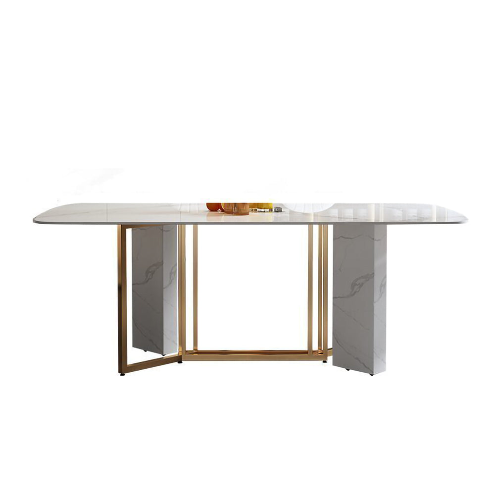 LUXORA DT1077 Style Stone Dining Luxury Sintered 130-140-160-180cm Light Table