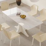 LUXORA DT1090 Stone Dining Sintered 120-140-160-180cm Minimalist Style Table