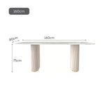 LUXORA DT1091 Length High-quality Dining Stone Sintered 140/160/180cm Table Tabletop
