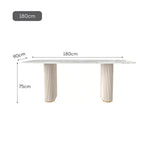 LUXORA DT1091 Length High-quality Dining Stone Sintered 140/160/180cm Table Tabletop
