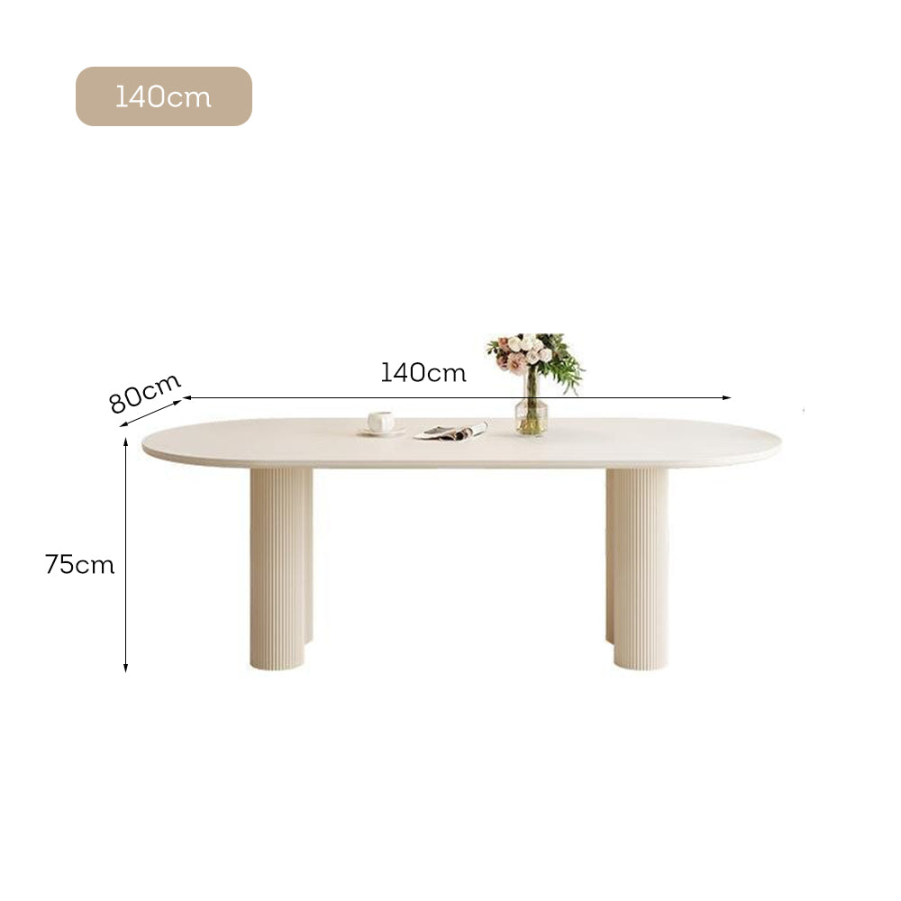 LUXORA DT1102 Table Minimalist Dining 140/160/180cm Length Style