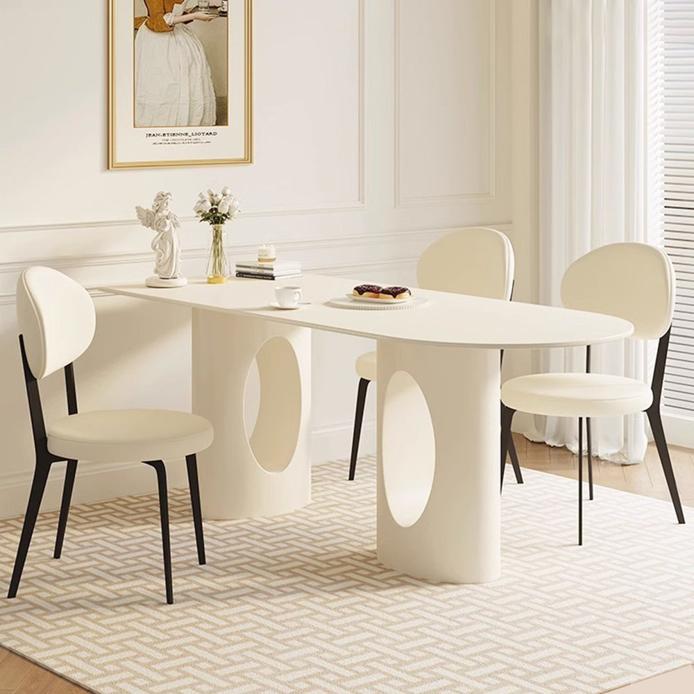 LUXORA DT1104 Sintered Tabletop Length 140/160/180cm Stone Dining Minimalist Table Style
