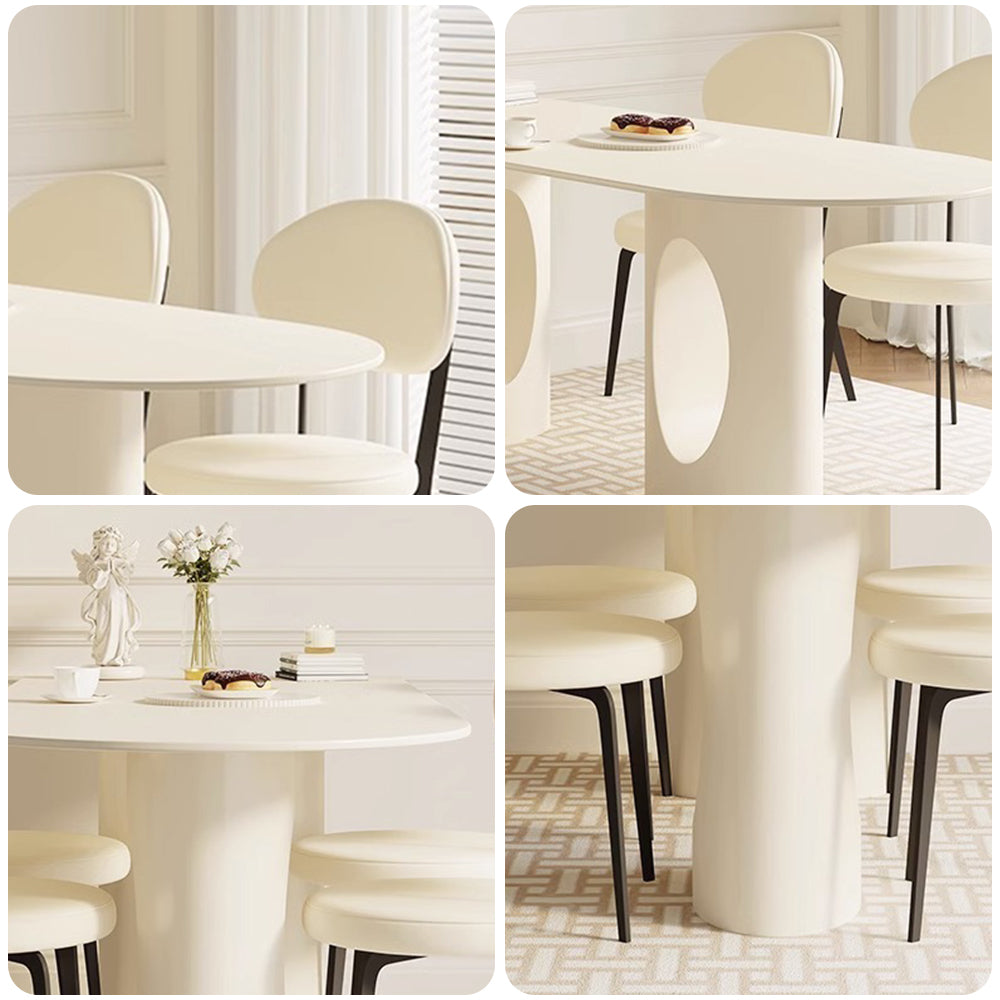 LUXORA DT1104 Sintered Tabletop Length 140/160/180cm Stone Dining Minimalist Table Style