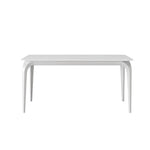 LIVARA DT1105 Steel Tabletop Dining 140/160/180cm Sintered Carbon Length Table Stone Legs