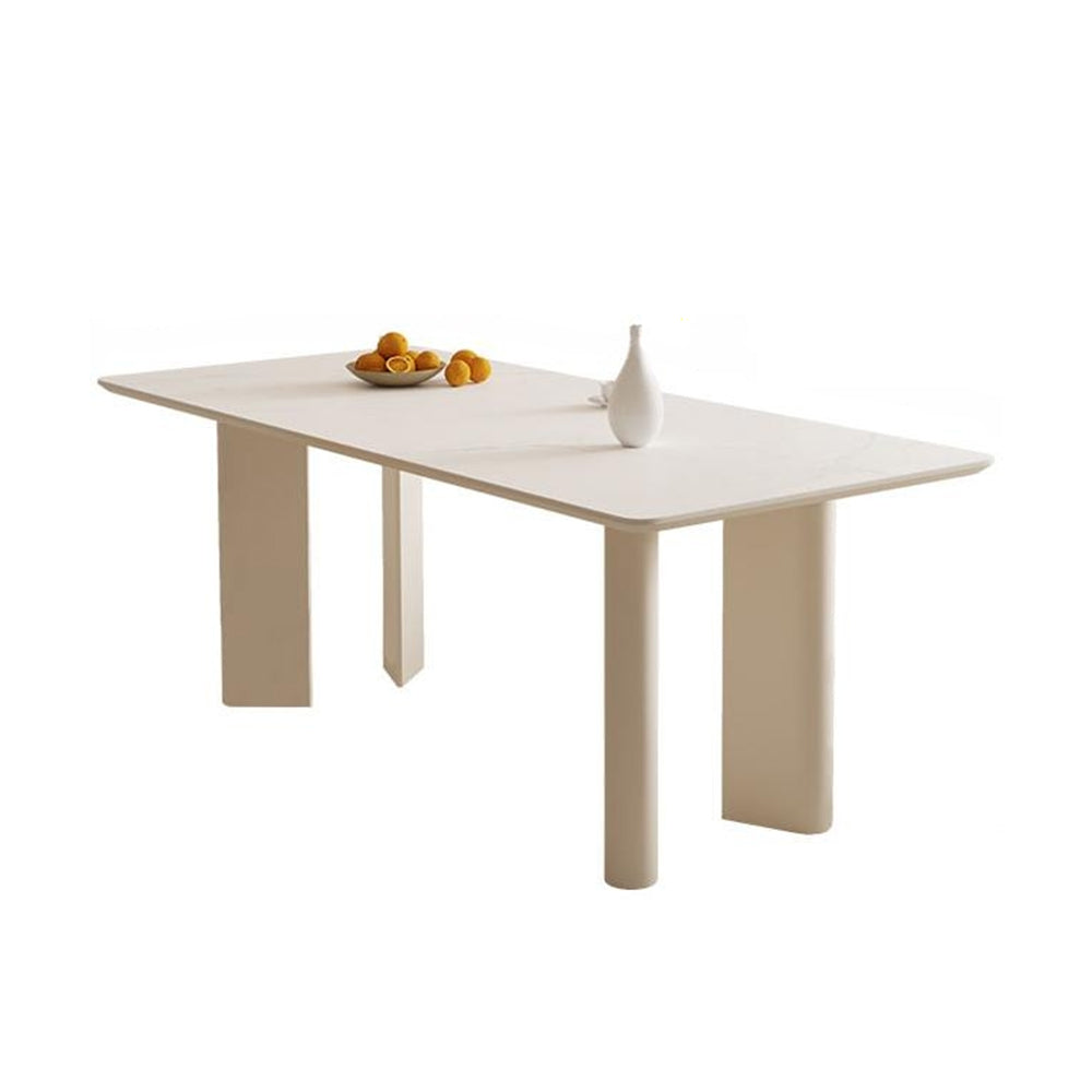 LUXORA DT1107 Sintered Dining 140/160/180cm Minimalist Stone Tabletop Table Length Style