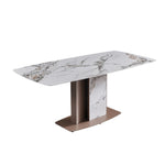 LUXORA DT1129 Light Stone Sintered 130-140-150-160cm Dining Luxury Style Table