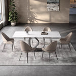 LUXORA DT1134 Style Minimalist Sintered Stone 130-140-160-180cm Dining Table