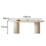LIVARA DT1149 Dining Stone Minimalist Style 140-160-180cm Sintered Table
