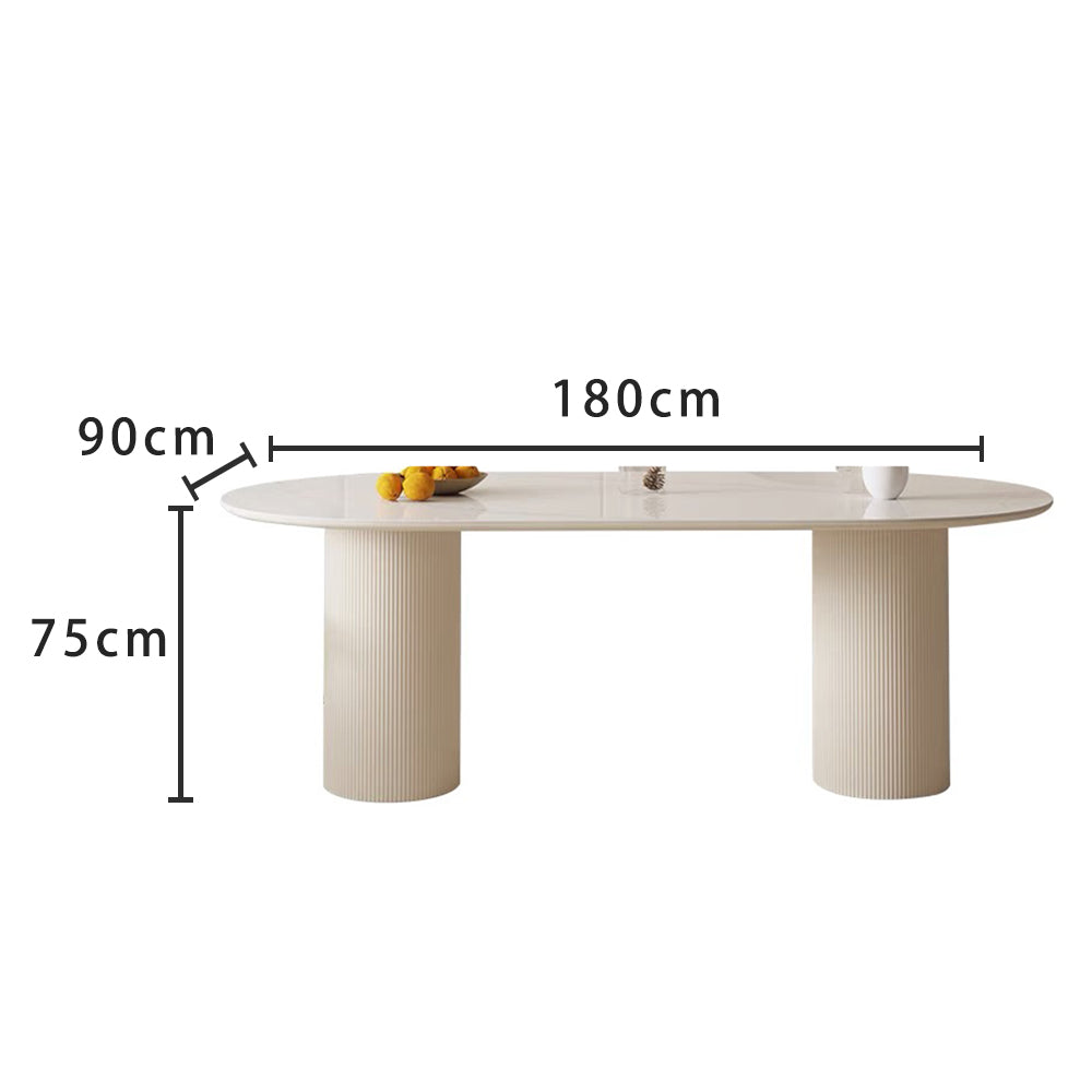 LIVARA DT1149 Dining Stone Minimalist Style 140-160-180cm Sintered Table