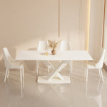 LIVARA DT1151 Minimalist 140-160-180cm Style Dining Sintered Stone Table