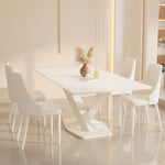 LIVARA DT1151 Minimalist 140-160-180cm Style Dining Sintered Stone Table