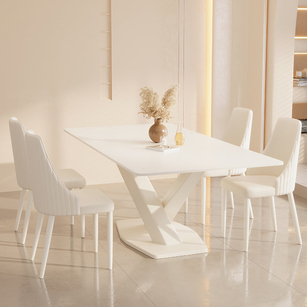 LIVARA DT1151 Minimalist 140-160-180cm Style Dining Sintered Stone Table