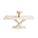 LIVARA DT1151 Minimalist 140-160-180cm Style Dining Sintered Stone Table