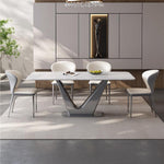 LUXORA DT1161 Style Dining 130-140-160-180cm Stone Sintered Minimalist Table