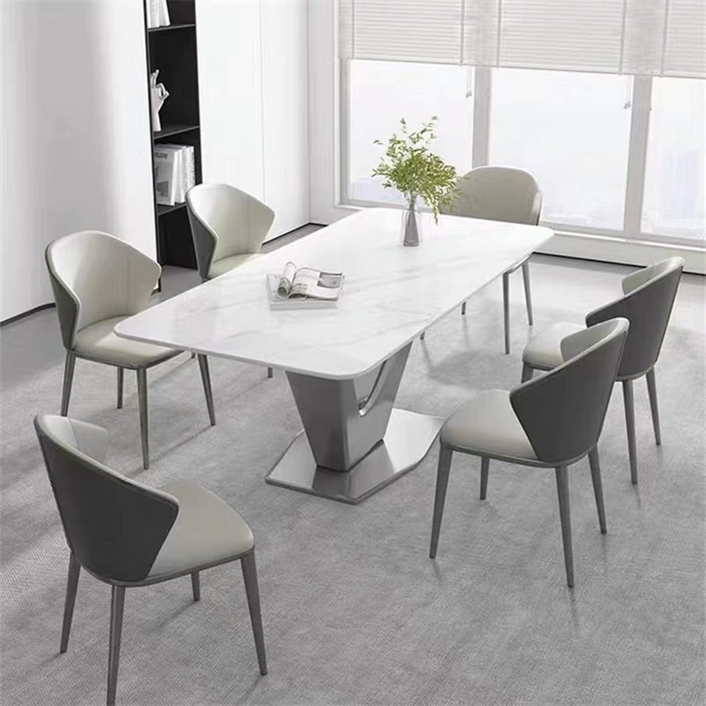 LUXORA DT1161 Style Dining 130-140-160-180cm Stone Sintered Minimalist Table