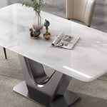 LUXORA DT1161 Style Dining 130-140-160-180cm Stone Sintered Minimalist Table