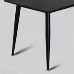 LIVARA DT1162 Sintered Stone 130-140-160-180cm Minimalist Dining Style Table-Black