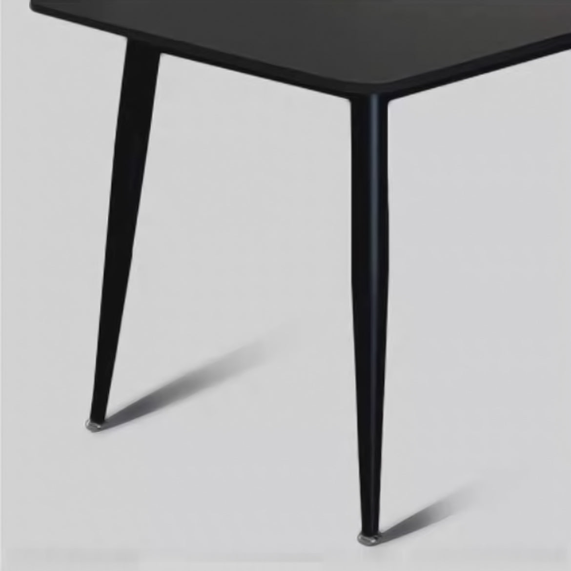LIVARA DT1162 Sintered Stone 130-140-160-180cm Minimalist Dining Style Table-Black