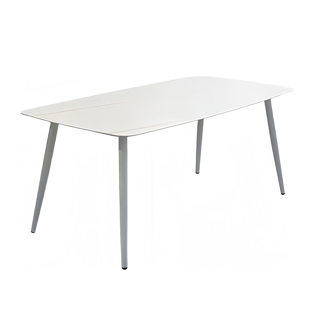 LIVARA DT1162 Dining Style Minimalist Stone Sintered 130-140-160-180cm Table-White