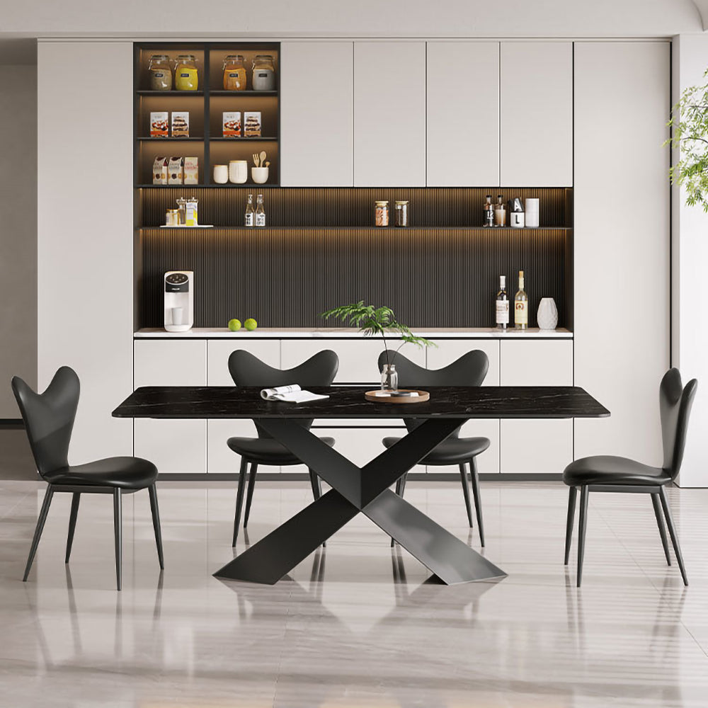 LIVARA DT1165 Simplicity Sintered Stone Dining Style 130-140-160-180cm Modern Table