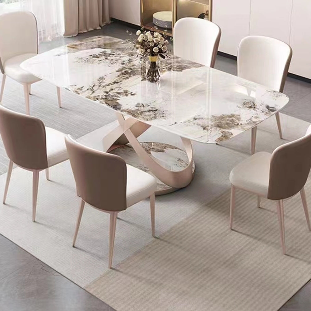 LIVARA DT1168 Stone Length Sintered Thickness Tabletop 12mm 130/140/160/180cm Dining Table