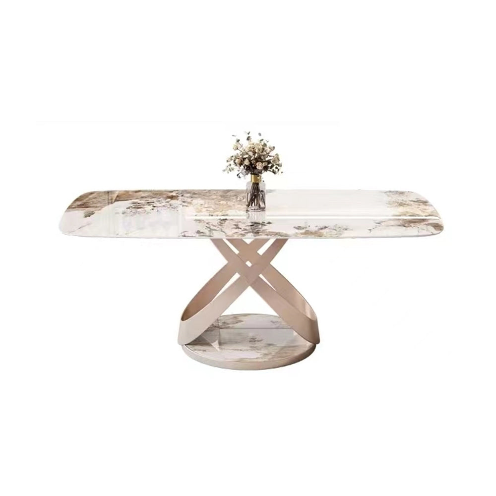 LIVARA DT1168 Stone Length Sintered Thickness Tabletop 12mm 130/140/160/180cm Dining Table