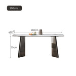 LIVARA DT1173 12mm Tabletop Length Stone Sintered 140/160/180cm Dining Thickness Table