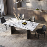 LIVARA DT1174 Length Thickness 140/160/180cm Stone Sintered Tabletop Dining 12mm Table