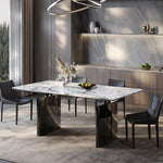 LIVARA DT1174 Length Thickness 140/160/180cm Stone Sintered Tabletop Dining 12mm Table
