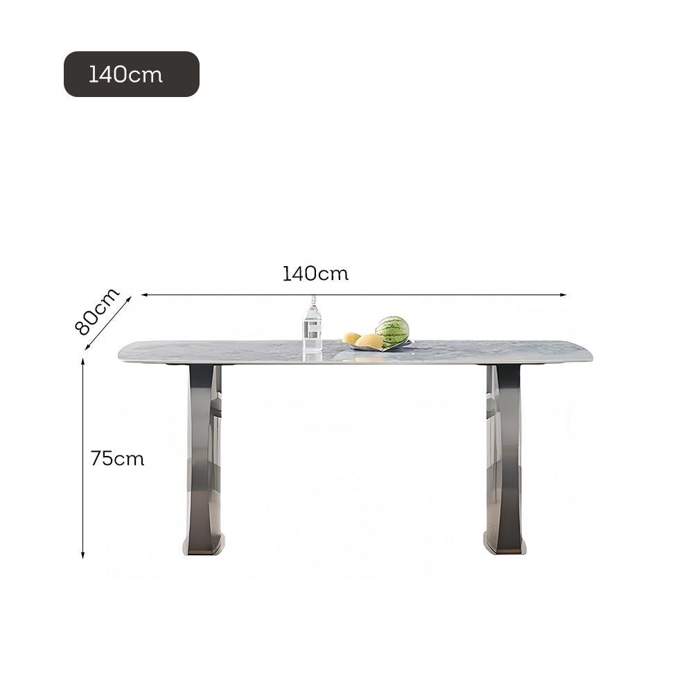 LUXORA DT1179 Tabletop 12mm Sintered 140/160/180cm Stone Dining Thickness Length Table