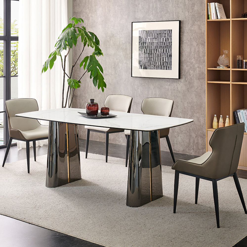 LIVARA DT1183 Stone Sintered Thickness Tabletop 12mm Length Dining 140/160/180cm Table