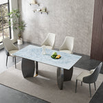 LUXORA DT1191 Stone 140/160/180cm Thickness Dining 12mm Tabletop Sintered Length Table