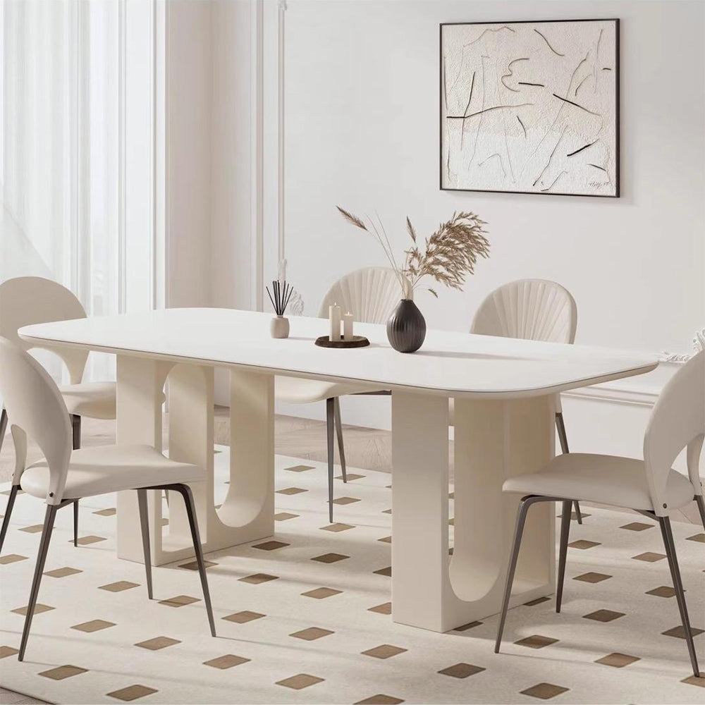 LUXORA DT1199 Stone Style Dining Minimalist Sintered 140-160-180cm Table