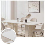 LUXORA DT1199 Stone Style Dining Minimalist Sintered 140-160-180cm Table