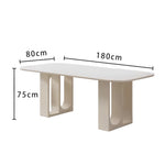 LUXORA DT1199 Stone Style Dining Minimalist Sintered 140-160-180cm Table