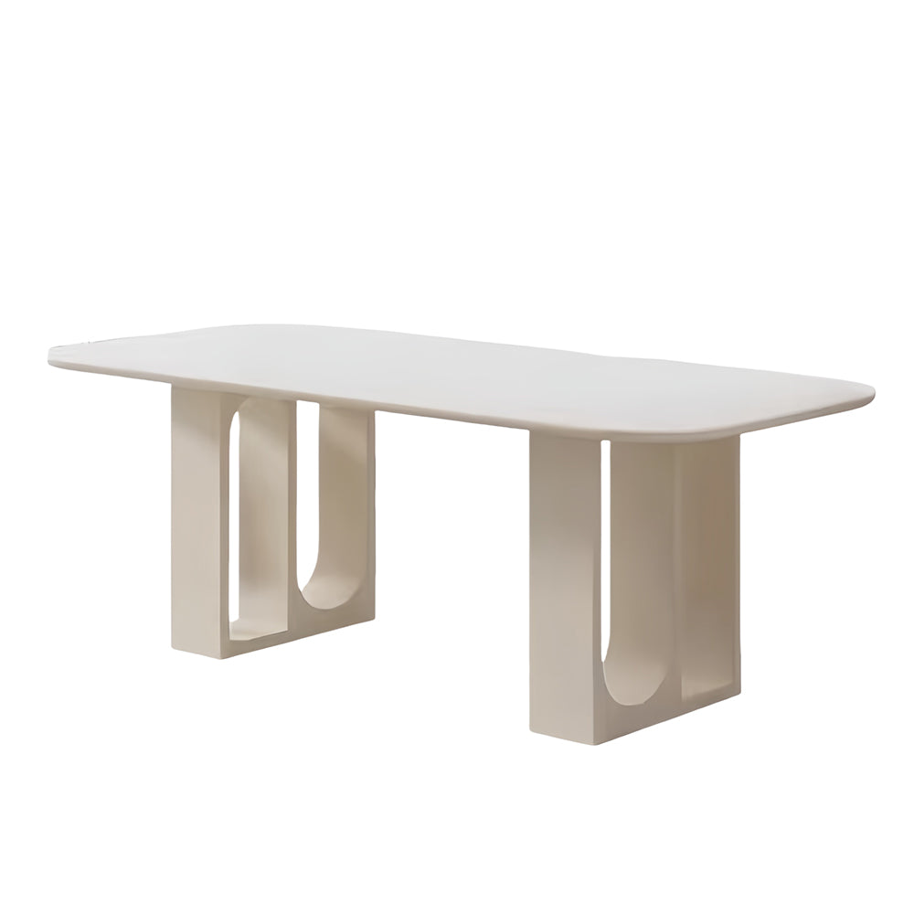 LUXORA DT1199 Stone Style Dining Minimalist Sintered 140-160-180cm Table